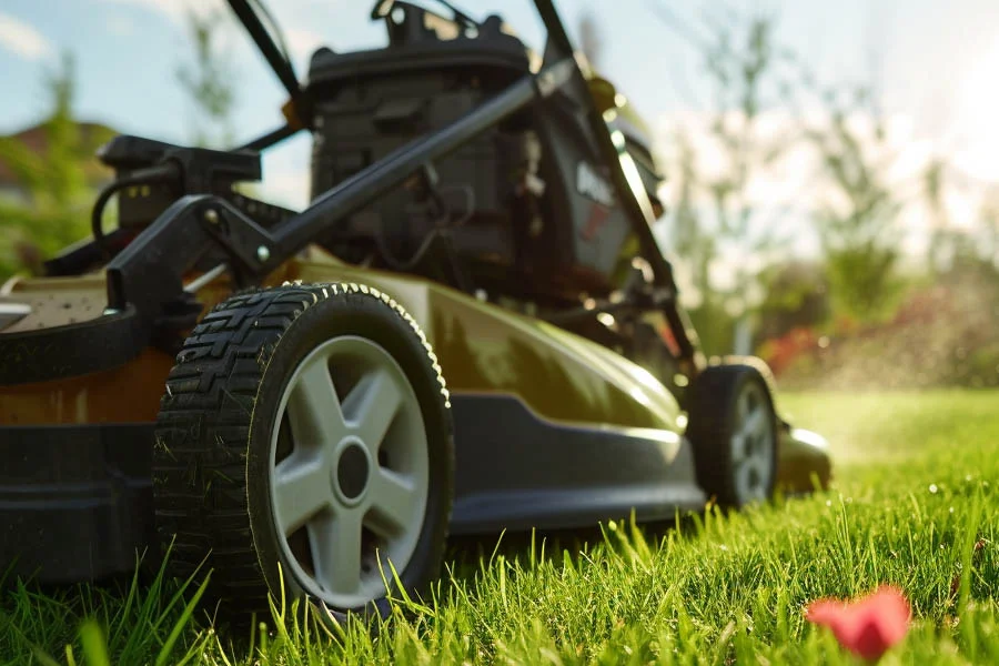 small battery operated lawn mowers